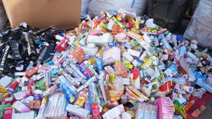Con esta acción se elevan a más de 177 millones los productos incinerados y vertidos desde la creación de la Mesa de Ilícitos, equivalentes a RD$8,500 millones.