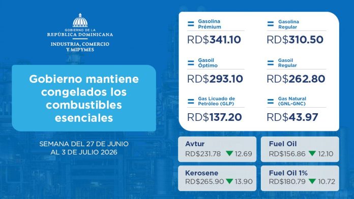 Gobierno mantiene congelados los combustibles esenciales