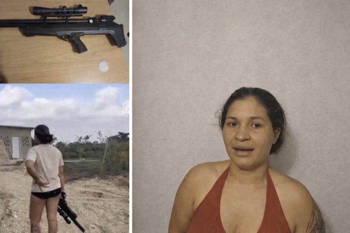 Abogado de mujer que se viralizó por exhibir rifle de aire no letal en discusión, desmiente acusaciones