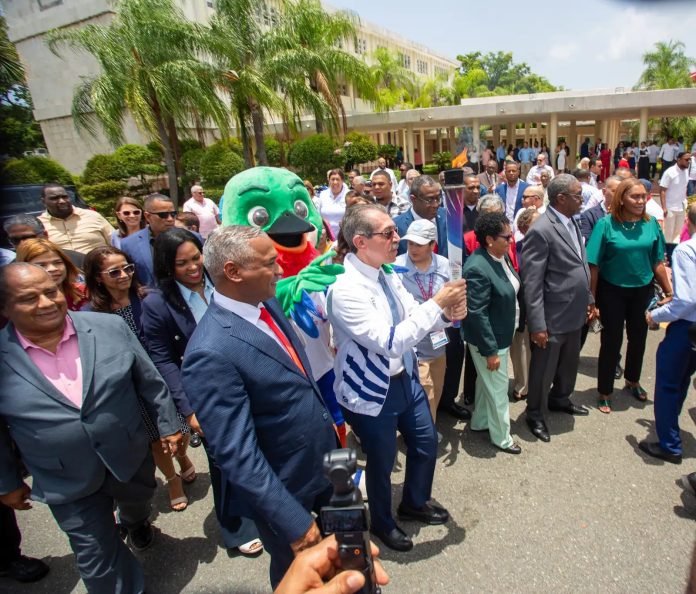 UASD recibe la antorcha de los XXV Juegos Centroamericanos y del Caribe