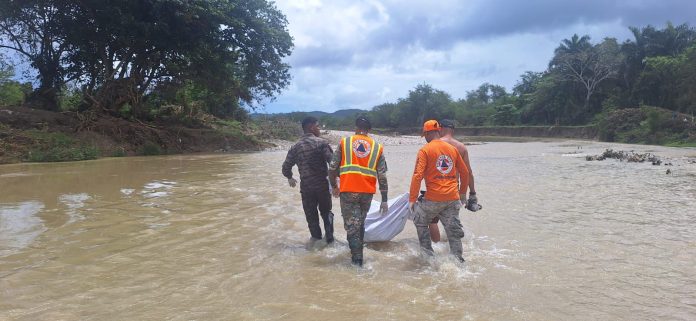 Defensa Civil recupera dos cuerpos tras ser arrastrados por ríos en Puerto Plata y Pedro Brand