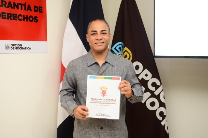 Regidor de Opción Democrática rinde cuentas y reafirma compromiso con un Santiago más transparente, ordenado y participativo