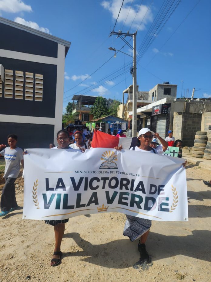 Marcha de oración en Villa Verde reclama conclusión de trabajos de servicios básicos Marcha de oración en Villa Verde reclama conclusión de trabajos de servicios básicos