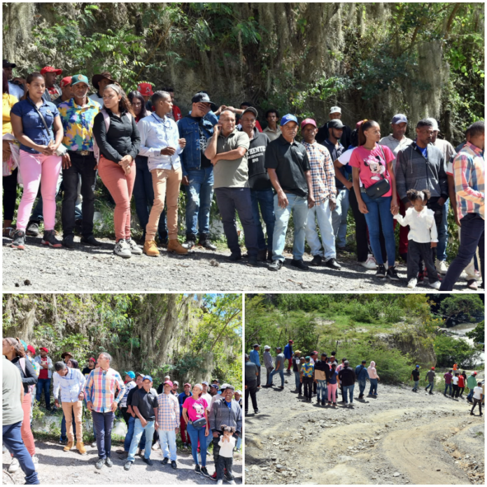 Comunitarios de La Higuera, Boca de los Arroyos, Hondo Valle, Los Gajitos y La Ciénaga reclaman arreglo de carretera